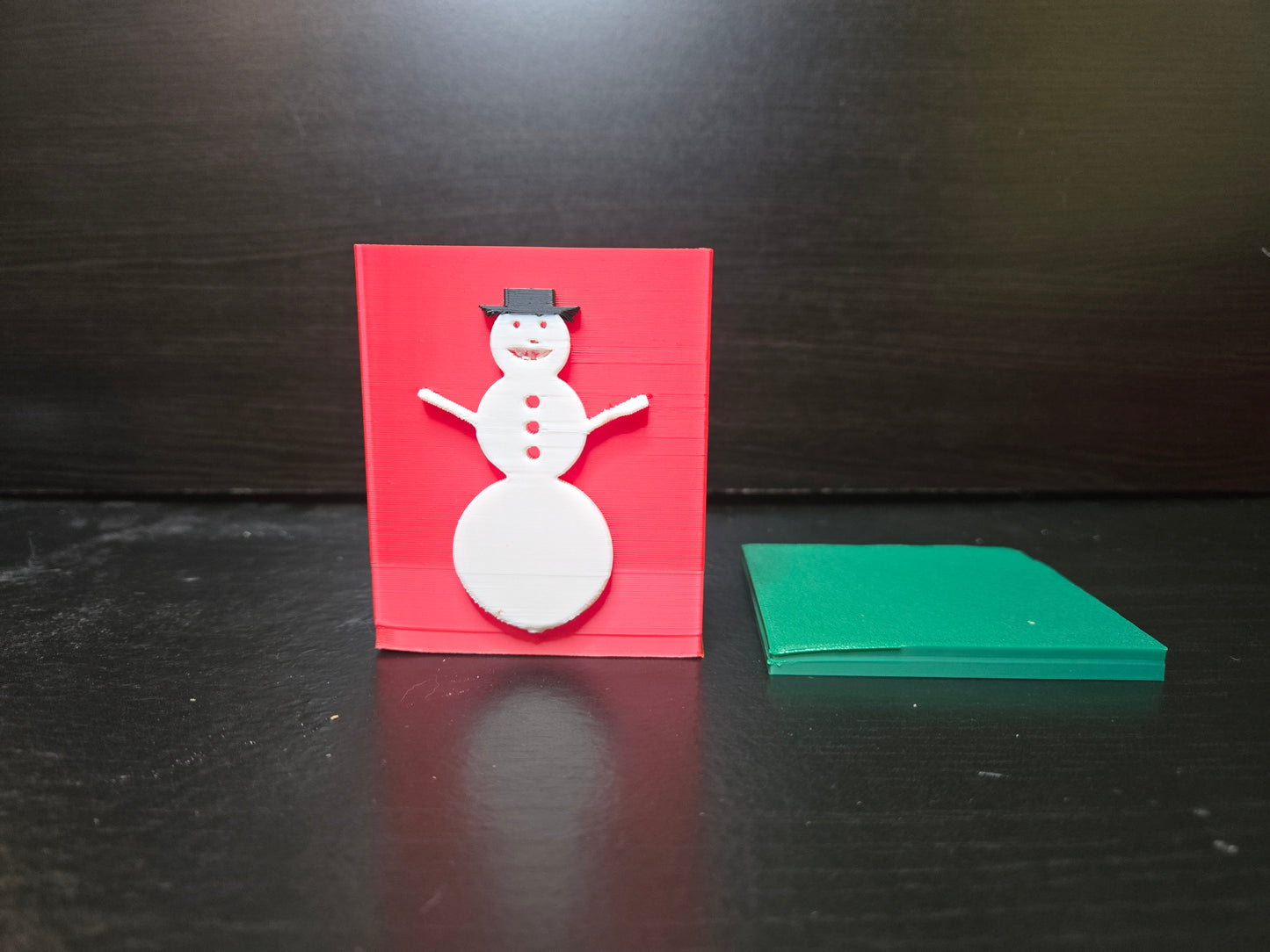 Snowman glow box